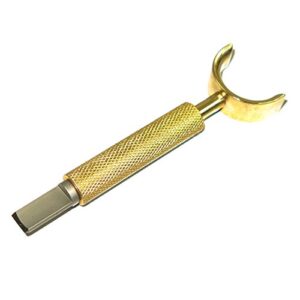 adjustable swivel knife gold leather craft carving hand tool with blade