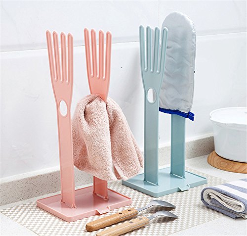 2 Pieces Kitchen Rubber Gloves Racks Drain Towel Storage Holders Home Cleaning Tool Drying Rack Sink Accessories