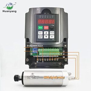 Huanyang VFD,single to 3 Phase,Variable Frequency Drive,2.2kW 3HP 220V input AC 10A for Motor Speed Control,HY Series