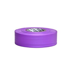 presco taffeta roll flagging tape [2.5 mils thick]: 1-3/16 in. x 300 ft. (purple) [non-adhesive]