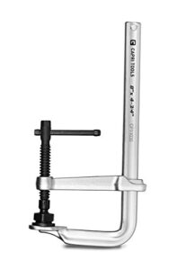 capri tools 8-inch heavy duty all steel bar clamp, 4-3/4-inch throat depth, 2,204 lb clamping force