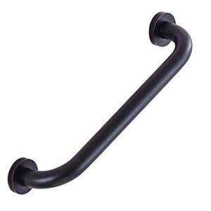 ELLO&ALLO Oil Rubbed Bronze Bathroom Shower Grab Bar, Home Care Bath Handrail (12 Inch)