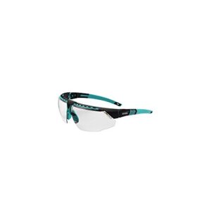 uvex s2880hs avatar adjustable safety glasses with hydroshield anti-fog coating, standard, teal/black