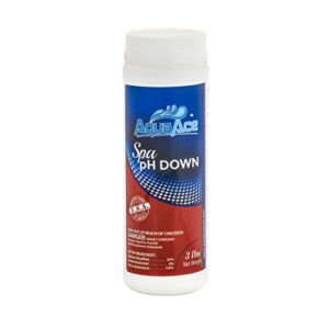 AquaAce Spa Hot Tub pH Down, 3 Pound (48 Ounces), Made in USA, pH Decreaser and Alkalinity Reducer for Hot Tubs and Spas