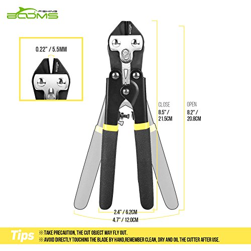 Booms Fishing WC3 8.5 inches Hook and Wire Cutter