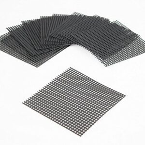 plastic canvas shapes 7 count 4" 10/pkg-squares clear