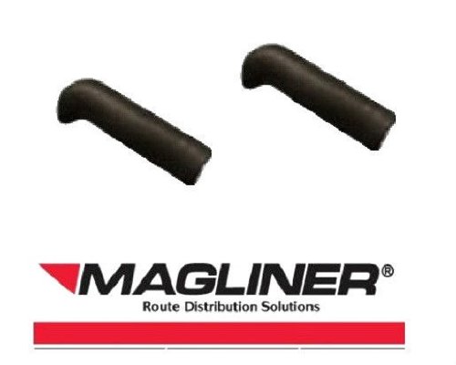 (Pack of 2) Magliner 1-1/8" OD Handles Ergo Design Black Rubber Hand Grips