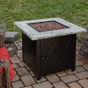 Endless Summer GAD1445DH Propane Gas Outdoor Fire Table, Brown