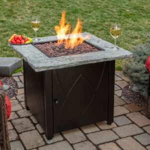 Endless Summer GAD1445DH Propane Gas Outdoor Fire Table, Brown