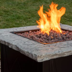 Endless Summer GAD1445DH Propane Gas Outdoor Fire Table, Brown