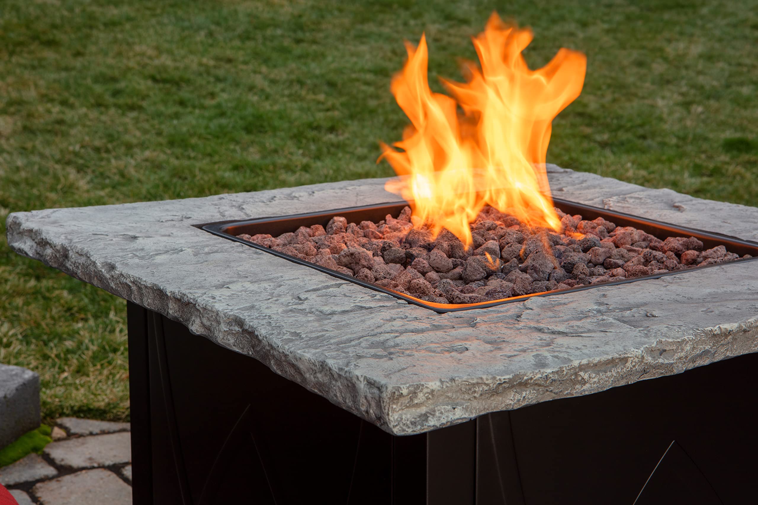 Endless Summer GAD1445DH Propane Gas Outdoor Fire Table, Brown