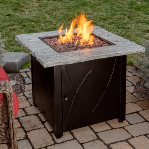 Endless Summer GAD1445DH Propane Gas Outdoor Fire Table, Brown