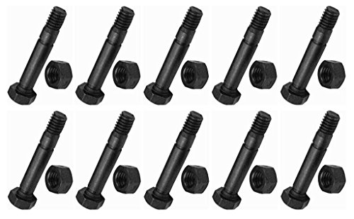 The ROP Shop (10) Shear PINS Bolts & Nuts for Ariens 52100100 00659100 Snowthrower Snowblower