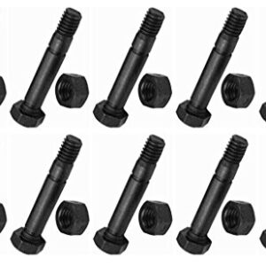 The ROP Shop (10) Shear PINS Bolts & Nuts for Ariens 52100100 00659100 Snowthrower Snowblower