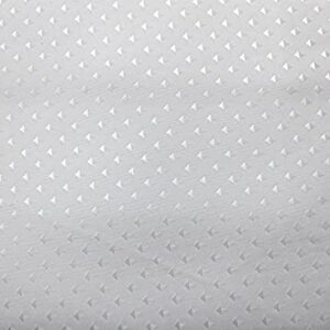 Dependable Industries Fabric Sink Skirt Diamond Stitch White