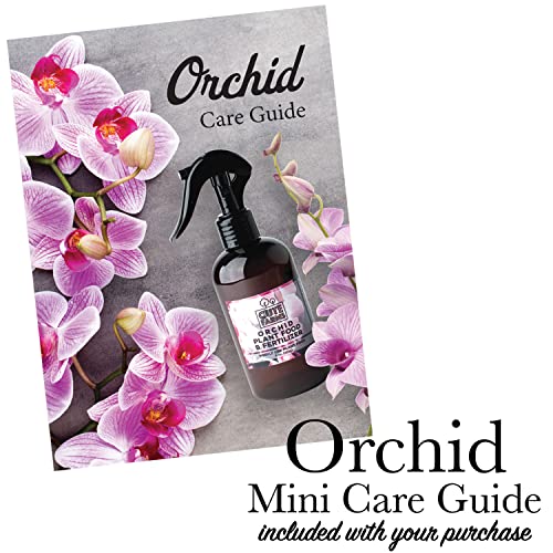 Cute Farms Orchid Plant Food Fertilizer Mist (8 oz. Spray Bottle + ONE Water Mister)