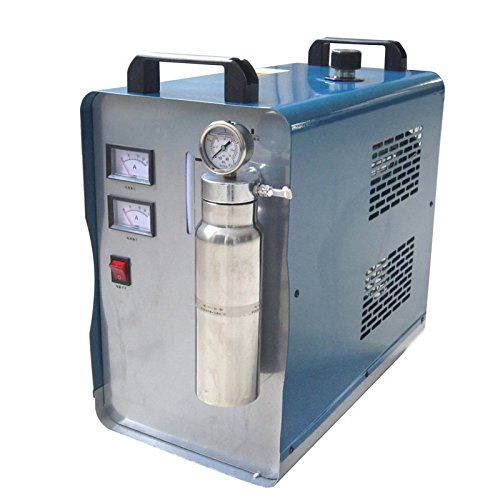 Unbranded US STOCK 800W 150L Oxygen Hydrogen HHO Gas Flame Generator Acrylic Polishing Machine Water Welder Flame Polisher 110V+ 2 Gas Torches Free