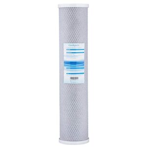 Geekpure 20-Inch Universal Compatible Carbon Block Water Filter Cartridge for Whole House Water Filter- 4.5 Inch x 20 Inch