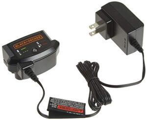 black+decker 20v max lithium battery charger, compatible with 12v and 20v battery, battery sold separately (lcs1620b)