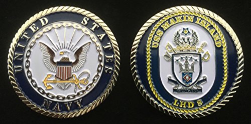 USS Makin Island LHD 8 (Enlisted) Challenge Coin