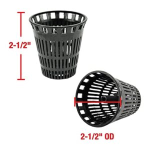 Danco 10739P Catcher Replacement Baskets for Stand-Alone Shower Trap | Hair Drain Clog Prevention, Pack of 6, Black, 6 Count