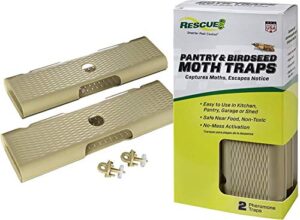 rescue! pantry & birdseed moth traps with pheromone lure - 2 traps