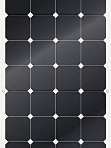 SUNPOWER Portable Solar Panels, Flexible Panel / Monocrystalline Cells / Lightweight/ MC4 Connectors Camping, boats, RV + more (100W)