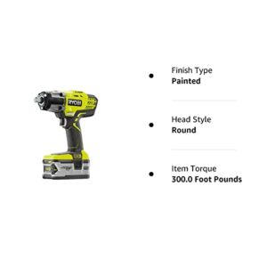 Ryobi P1833 3-Speed 1/2-Inch Impact Wrench Kit