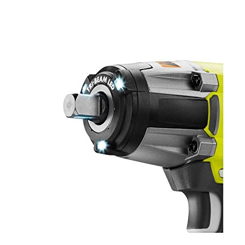 Ryobi P1833 3-Speed 1/2-Inch Impact Wrench Kit