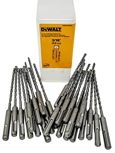 (25-pack) Dewalt DWAF5403B25 DWAF5403 3/16" x 6-1/2" SDS Rotary Hammer Bits