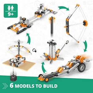 Engino- STEM Toys, Physics Laws: Inertia, Friction, Circular Motion, Construction Toys for Kids 9+, Educational Toys, Gifts for Boys & Girls (6 Model Options)