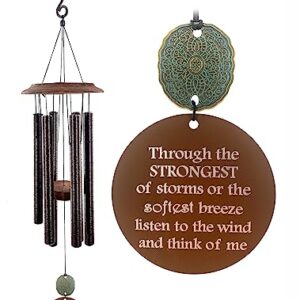 Personalized Wind Chime USA Seller Memorial Gift Wind Chimes Sympathy Gift After Loss in Memory of Loved One Copper Listen to the Wind Memorial Garden Remembering a loved one