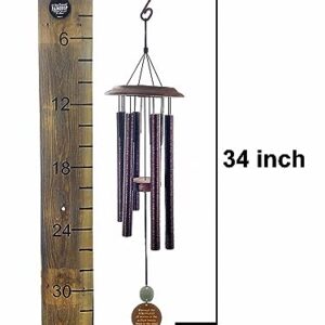 Personalized Wind Chime USA Seller Memorial Gift Wind Chimes Sympathy Gift After Loss in Memory of Loved One Copper Listen to the Wind Memorial Garden Remembering a loved one