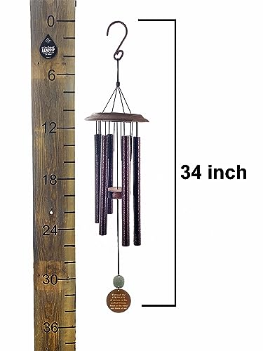 Personalized Wind Chime USA Seller Memorial Gift Wind Chimes Sympathy Gift After Loss in Memory of Loved One Copper Listen to the Wind Memorial Garden Remembering a loved one