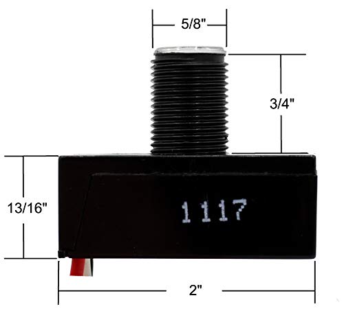 Creative Hobbies Pack of 2, Outdoor Hard-Wired Post Eye Light Control Electric Resistor Photocell Light Sensor, Dusk to Dawn Sensor, Convert Fixtures to Auto On at Night, LED HID CFL JL-103A