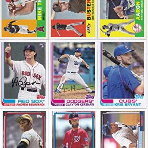 2017 Topps Archives Series MLB Baseball Complete Mint 300 Card Set Loaded with Stars, Rookies and Hall of Famers Babe Ruth, Aaron Judge plus