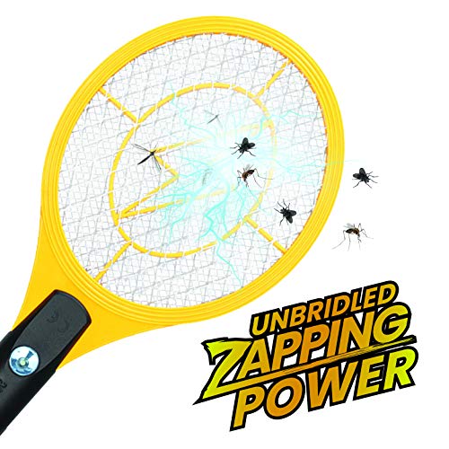 Electric Fly Swatter Racket - Indoor Bug Zapper for Home, Fly Zapper, Mosquito Killer, Gnat Control, Pest Insect Catcher, Fly Swatter & Bug Zapper Outdoor, Indoor Mosquito Zapper