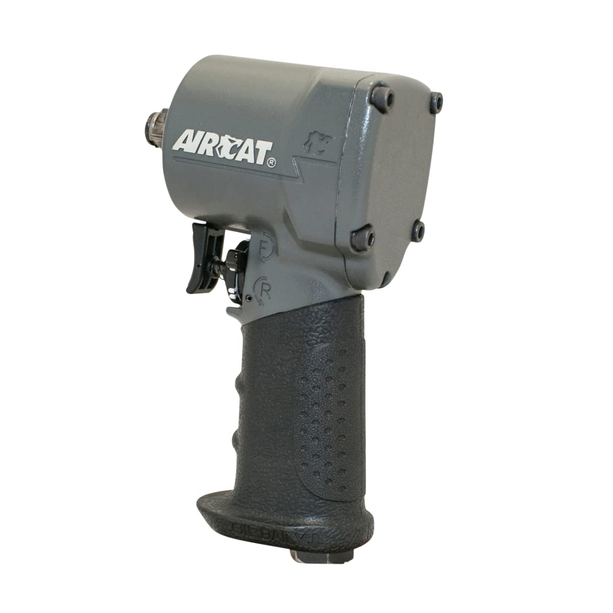 AIRCAT Pneumatic Tools 1077-TH: Stubby Impact Wrench 700 ft-lbs - 3/8-Inch