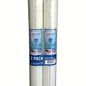 WFD, WF-PE2020 2.5-inch x 20-inch Pleated Sediment Water Filter Cartridge, fits in 20-inch Standard Size housings of Filtration Systems (2 Pack, 20 Micron)