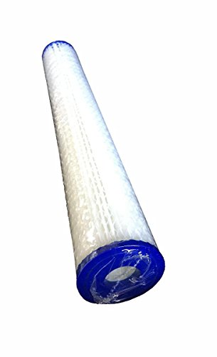 WFD, WF-PE2020 2.5-inch x 20-inch Pleated Sediment Water Filter Cartridge, fits in 20-inch Standard Size housings of Filtration Systems (2 Pack, 20 Micron)