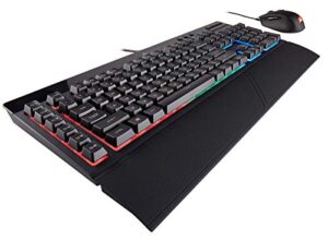corsair usb 2.0 type-a gaming k55 + harpoon rgb gaming keyboard and mouse combo