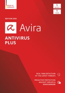 avira antivirus plus 2018 - 1 device 1 year