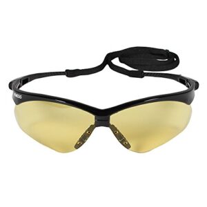 Nemesis Safety Glasses 3000359 (3 Pair) (Black Frame with Amber Lens)