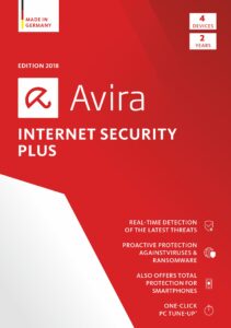avira internet security plus 2018 | 4 device | 2 year | download [online code]
