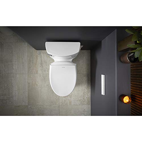 KOHLER BD-N45OUS-N0 Novita Elongated Bidet Toilet Seat, Heated Bidet Seat with Adjustable Bidet Sprayer for Existing Toilets with Remote Control, White