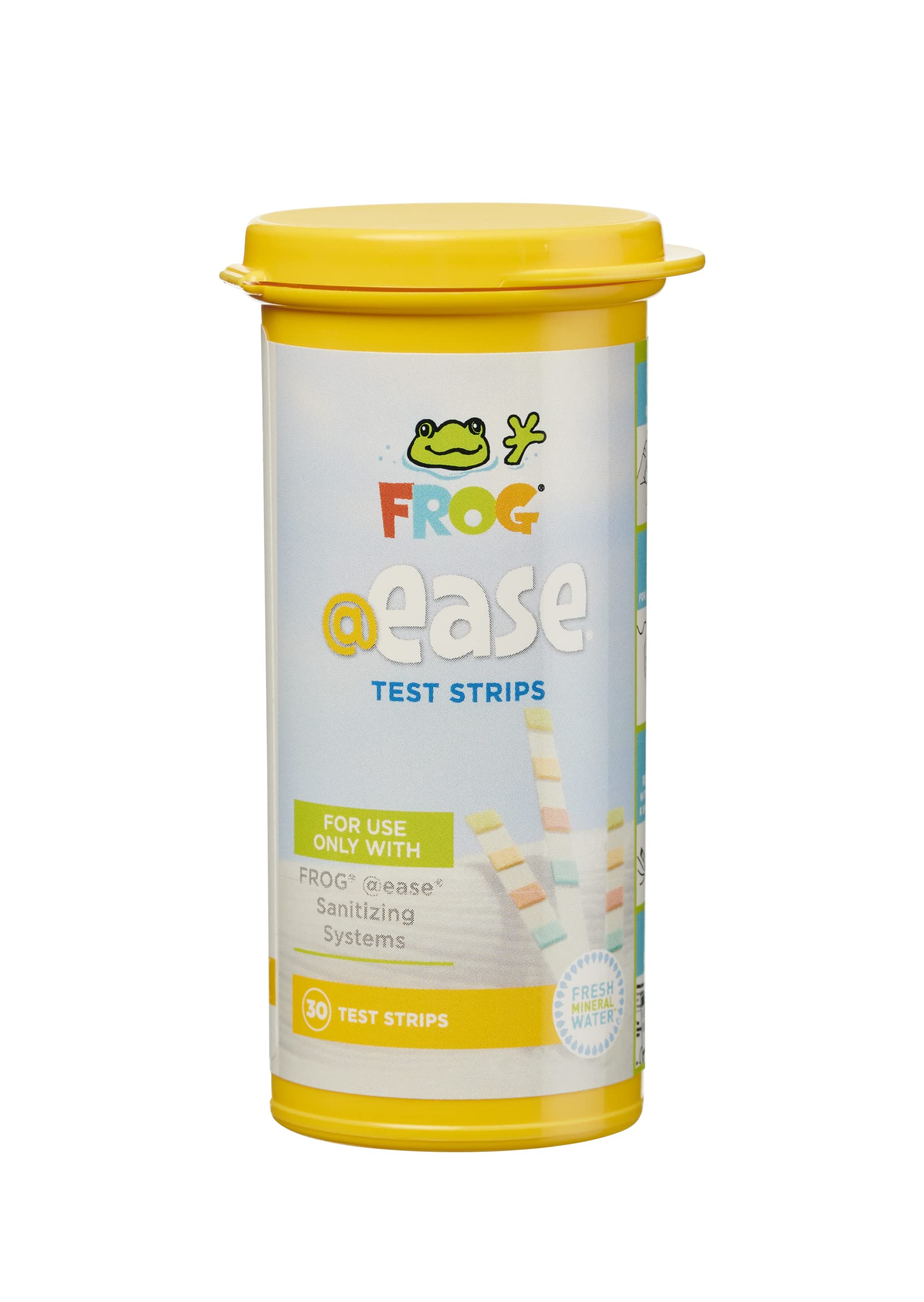 FROG @ease Test Strips for Hot Tubs for use only with FROG @ease In-Line and Floating Sanitizing Systems for Spas up to 600 gallons, Measures low levels of Chlorine, Quick and Easy Test Strips