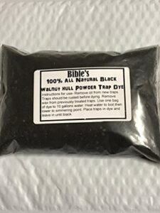 fps 2 bags 100% all natural black walnut hull powder trap dye trap preparation