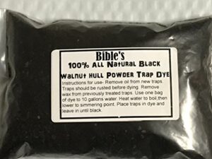 fps 3 bags 100% all natural black walnut hull powder trap dye trap preparation