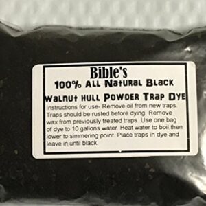 FPS 3 Bags 100% All Natural Black Walnut Hull Powder Trap Dye Trap Preparation