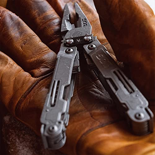 SOG PowerAccess Deluxe Multi-Tool- EDC Utility Tool, 21 Lightweight Specialty Tools, Stainless 5CR15MOV Steel Construction w/ Nylon Sheath (PA2001-CP)